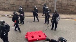French Journalist Challenges Brutal Hong Kong & China Police