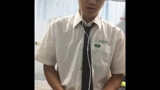 Hong kong glasses student in uniform