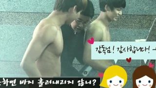 KOREAN BTOB Hyunsik Minhyuk Shower Nude Scene